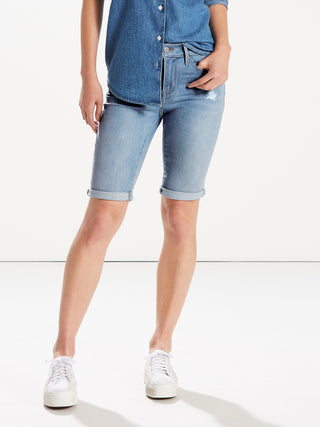 Levi's Women's Denim Bermuda Shorts Blue Size 26