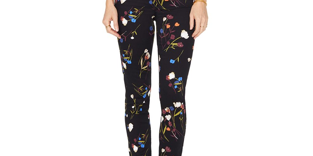 NYDJ Women's Kingsnake Skinny High Wasit Tummy Control Jeans Black Size 2