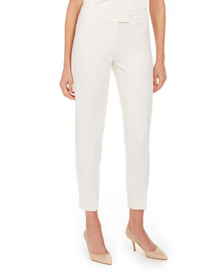 Anne Klein Women's Straight Leg Dress Pants White Size 14
