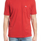 Tommy Bahama Men's Original Fit Crewneck Pocket T-Shirt Red Size Medium