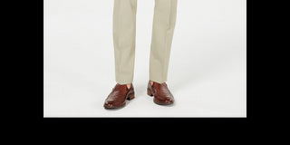 Calvin Klein Men's Slim Fit Tech Suit Pants Beige Size 38X30