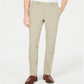 Calvin Klein Men's Slim Fit Tech Suit Pants Beige Size 38X30