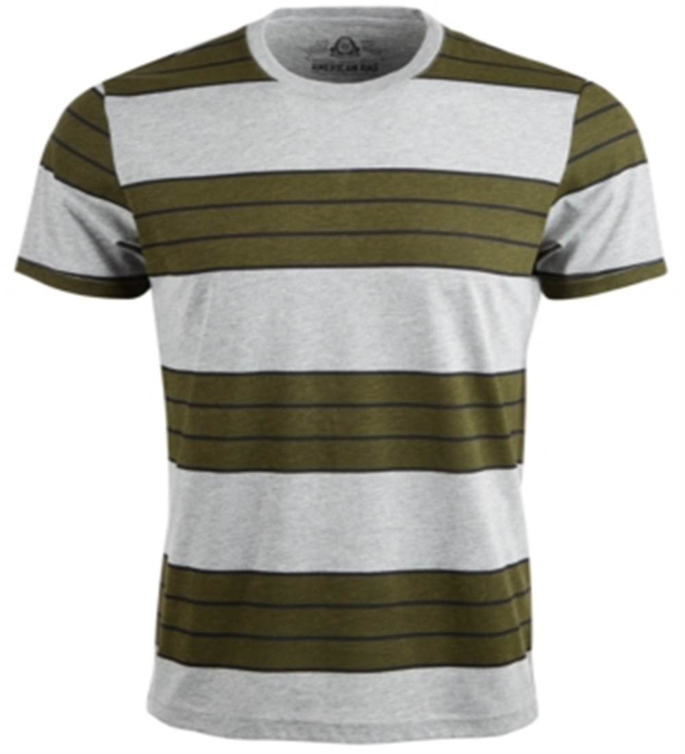 American Rag Men's Heather Stripe T-Shirt Gray Size X-Large