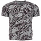 American Rag Men's Leaf Lines V Neck T-Shirt Gray Size Small