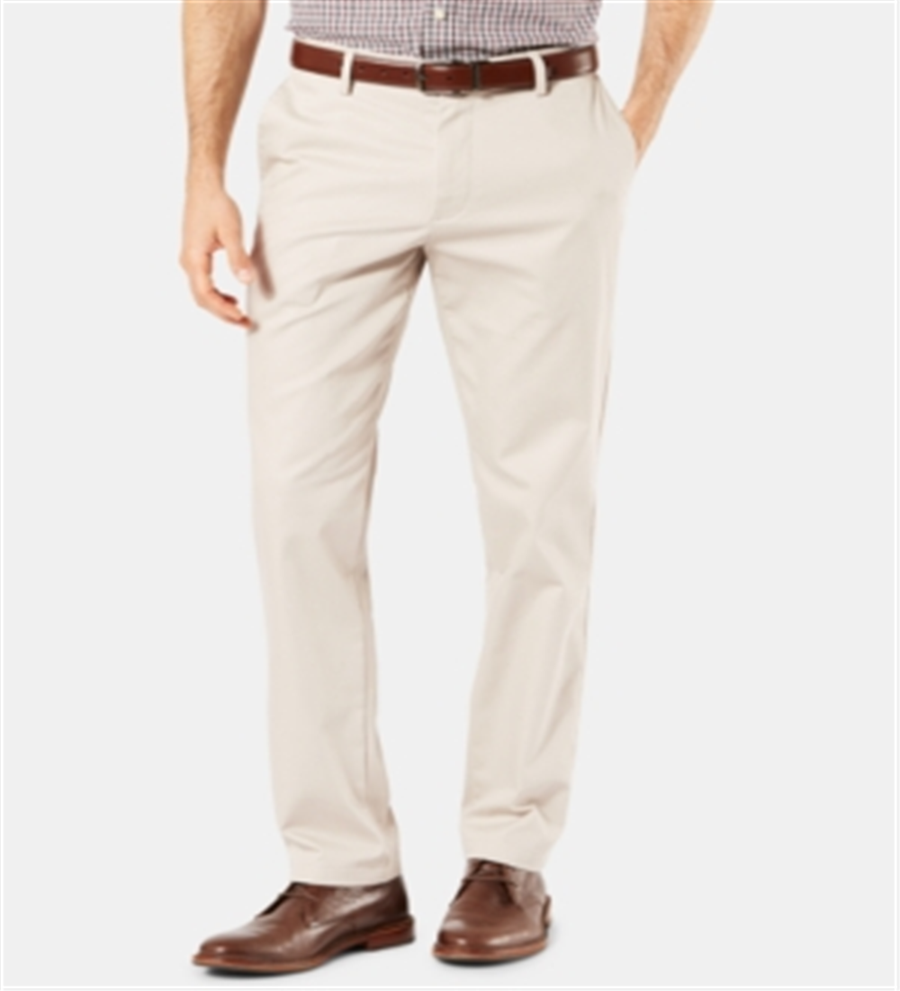 Dockers Men's Big Tall Modern Tapered Signature Creaseless Casual Pants Beige Size 56X32
