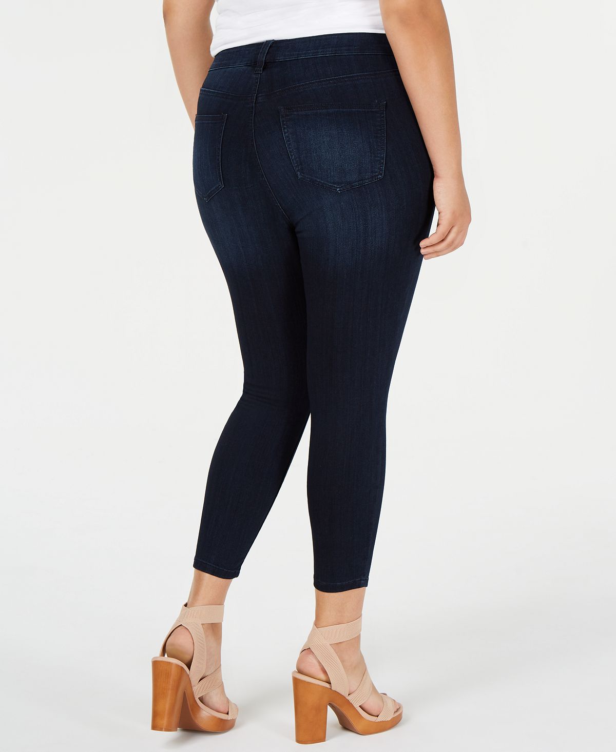 Celebrity Pink Women's Mid Rise Ankle Skinny Jean Blue Size 18W