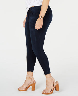 Celebrity Pink Women's Mid Rise Ankle Skinny Jean Blue Size 18W