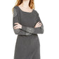 INC International Concepts Women's Medallion Sleeve Tunic Gray Size Large