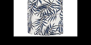 American Rag Men's Leaf Lines V Neck T-Shirt -Blue Size Medium