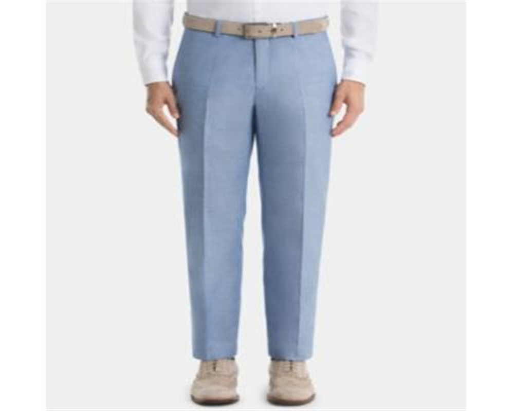 Ralph Lauren Men's Chambray Cotton Suit Separate Pants Blue Size 40X32