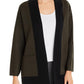 Eileen Fisher Women's Merino Wool Kimono Cardigan Sweater Green Size X-Large