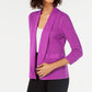 Alfani Women's Open Knit Linen Blend Cardigan Purple Size XX-Large