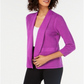 Alfani Women's Open Knit Linen Blend Cardigan Purple Size XX-Large