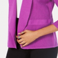 Alfani Women's Open Knit Linen Blend Cardigan Purple Size XX-Large