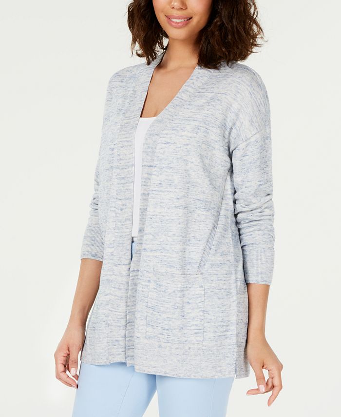Charter Club Women's Long Sleeve Top Blue Size XX-Large