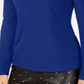 INC International Concepts Women's Cut Out V Neck Pullover Top Blue Size Small