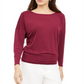 Alfani Women's Boat Neck Dolman Sleeve Top Red Size Large