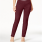 Charter Club Women's Cambridge Tummy Control Slim Leg Pants Red Size 8 Petite