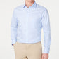 Tasso Elba Men's Collared Classic Fit Non Iron Dress Shirt Blue Size 32X33