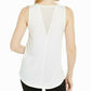 Ideology Women's Sleeveless Scoop Neck Top White Size Medium