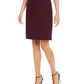Calvin Klein Women's Above the Knee Pencil Wear to Work Skirt Purple Size 6 Petite