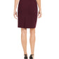 Calvin Klein Women's Above the Knee Pencil Wear to Work Skirt Purple Size 6 Petite