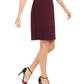 Calvin Klein Women's Above the Knee Pencil Wear to Work Skirt Purple Size 6 Petite