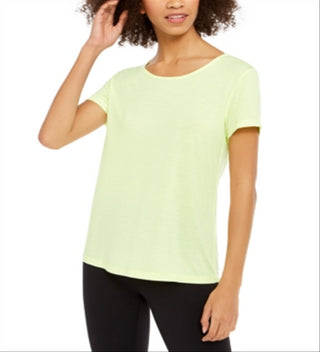 Ideology Women's Fitness Running Shirts & Tops Yellow Size Medium