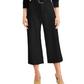 INC International Concepts Women's Belted Utility Culotte Pants Black Size 6
