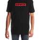 Levi's Men's Box Tab Graphic T-Shirt Black Size XXX-Large