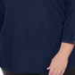 Karen Scott Women's Cotton Crisscross Trim Top Blue Size 0X