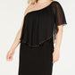 JM Collection Women's Convertible Sheath Dress Black Size 1X