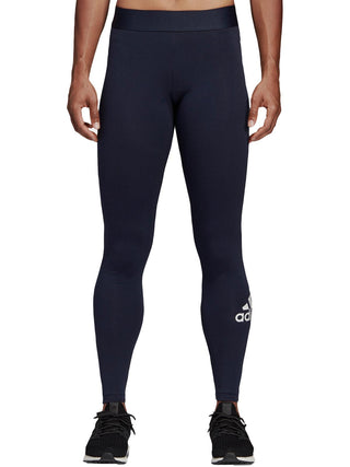 adidas Women's Must Have Logo Leggings Blue Size Medium