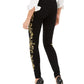 INC International Concepts Women's Embroidered Skinny Pants Black Size 6 Petite