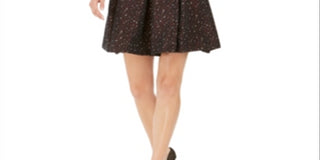 Taylor Women's Zippered Sleeveless Jewel Neck Above the Knee Fit Flare Dress Red Size 2 Petite