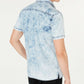 INC International Concepts Men's Quarter Zip Denim Shirt Blue Size Small