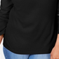 Karen Scott Women's Embroidered Cotton Layered Look Top Black Size X-Large