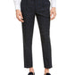 INC International Concepts Men's Slim Fit Windowpane Pleated Pants Blue Size 36W