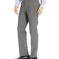 Kenneth Cole Reaction Men's Stretch Heather Glen Plaid Slim Fit Flat Front Dress Pants Grey Size 40X32