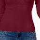 INC Iternational Concepts Women's Ribbed Pullover Sweater Red Size Petite Medium