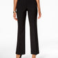 JM Collection Women's Petite Extended-Tab Trousers  Black Size 20X4