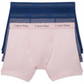 Calvin Klein Men's Cotton Stretch Boxer Briefs 3-Pack Pink Size Large