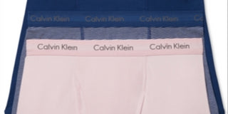 Calvin Klein Men's Cotton Stretch Boxer Briefs 3-Pack Pink Size Large