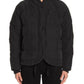 Free People Women's Chill Factor Faux Shearling Hooded Puffer Jacket Black Size Small