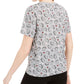 Love Tribe Juniors' Taco Tie-Front T-Shirt Gray Size S