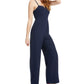 Trixxi Women's Spaghetti Strap V Neck Wide Leg Evening Jumpsuit Blue Size 1