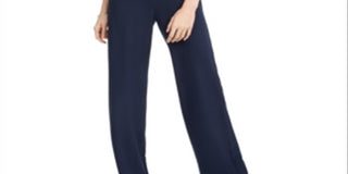 Trixxi Women's Spaghetti Strap V Neck Wide Leg Evening Jumpsuit Blue Size 1