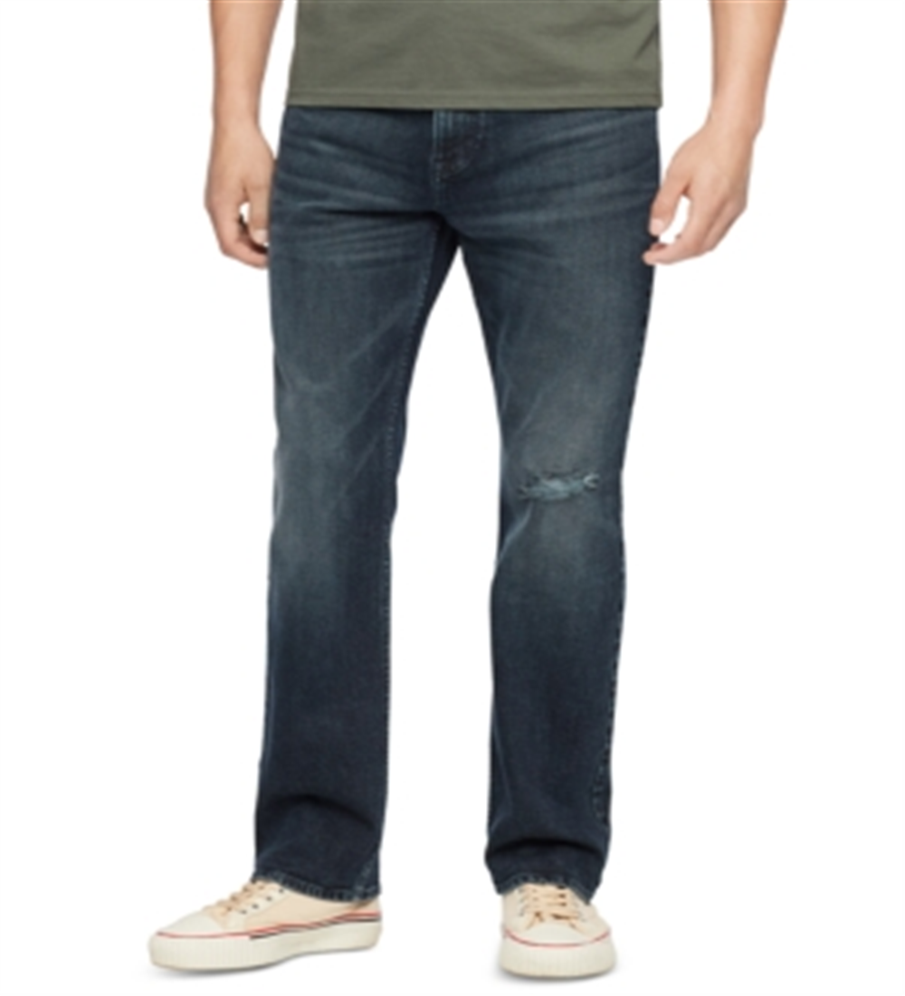 Calvin Klein Men's Relaxed Fit Jeans Blue Size 38X34