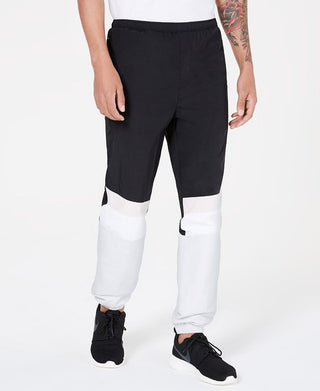 Ideology Men's Activewear Colorblock Jogger Pants Black Size XXX-Large