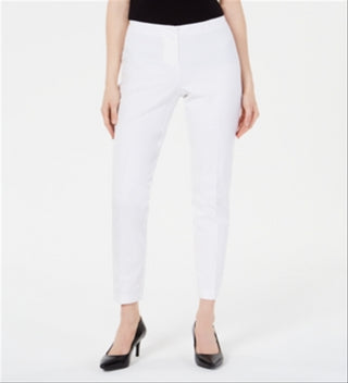 Alfani Women's Bi Stretch Hollywood Skinny Pants White Size 14 Petite
